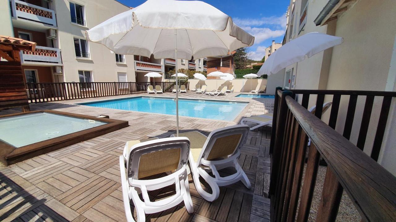 그뢰오레방 La Terrasse De L'Imbut - Climatisation & Piscine 아파트 외부 사진